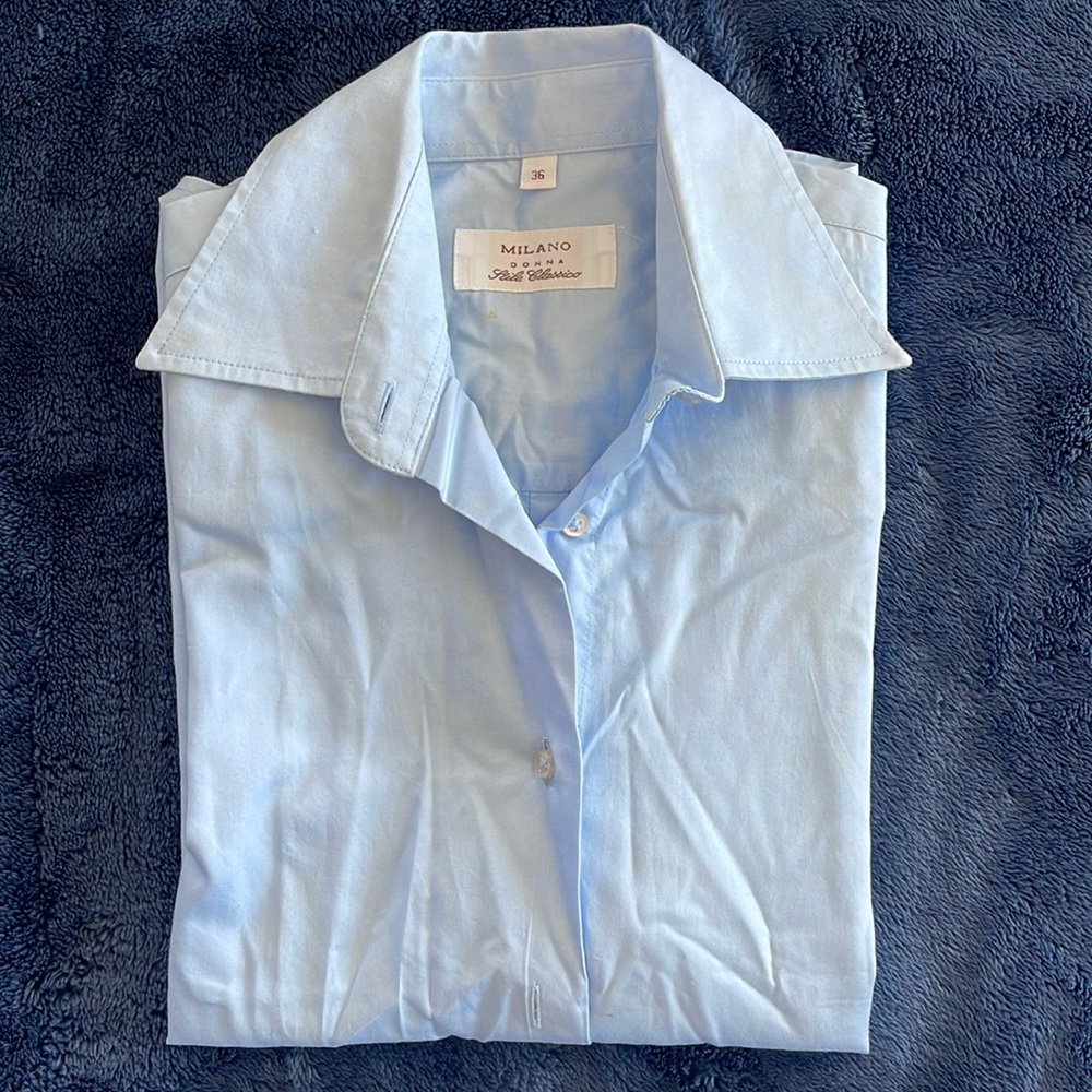 Formal sky blue shirt from Milano
